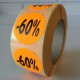 Etiket Ø27mm fluor oranje -60% 500/rol Td27511660